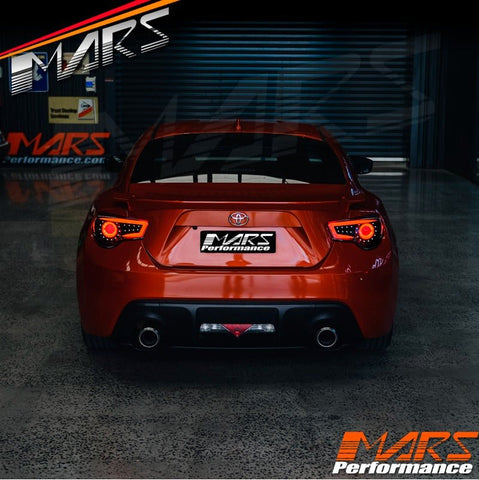 Crystal - Eye JDM Black Full LED Tail lights for Toyota 86 ZN6 GT GTS & Subaru BRZ ZC6 - Mars Performance