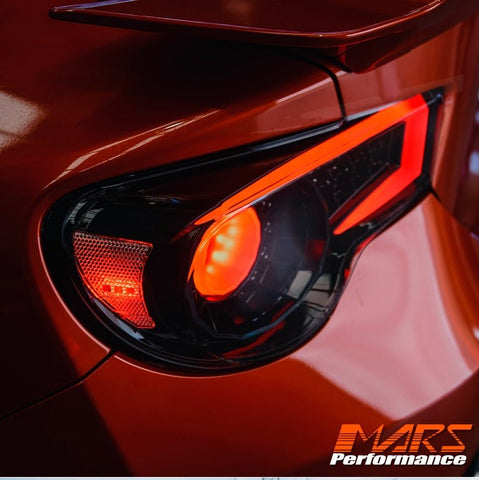Crystal - Eye JDM Black Full LED Tail lights for Toyota 86 ZN6 GT GTS & Subaru BRZ ZC6 - Mars Performance