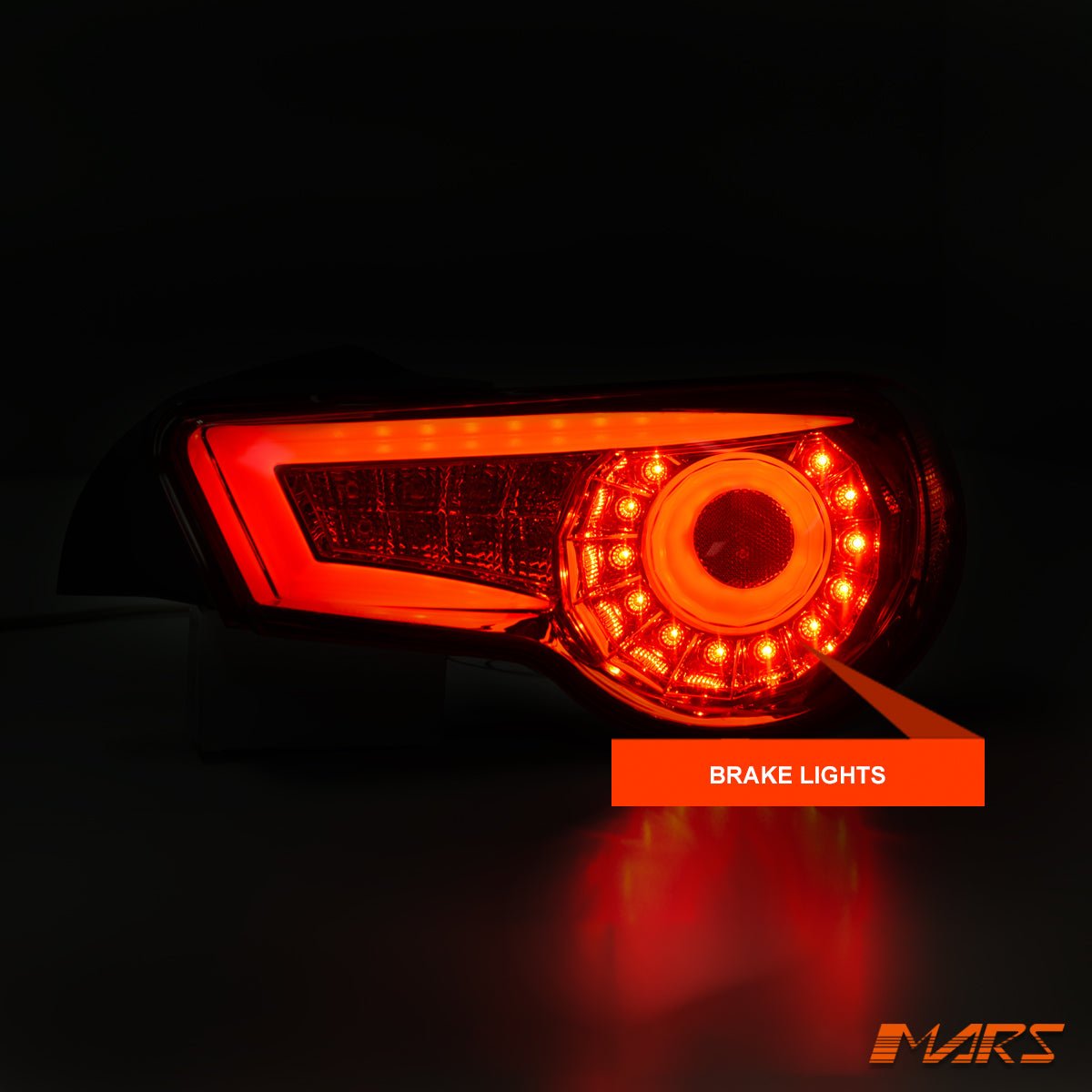 Crystal - Eye Red Full LED Tail lights for Toyota 86 ZN6 GT GTS & Subaru BRZ ZC6 2012 - 2021 - Mars Performance