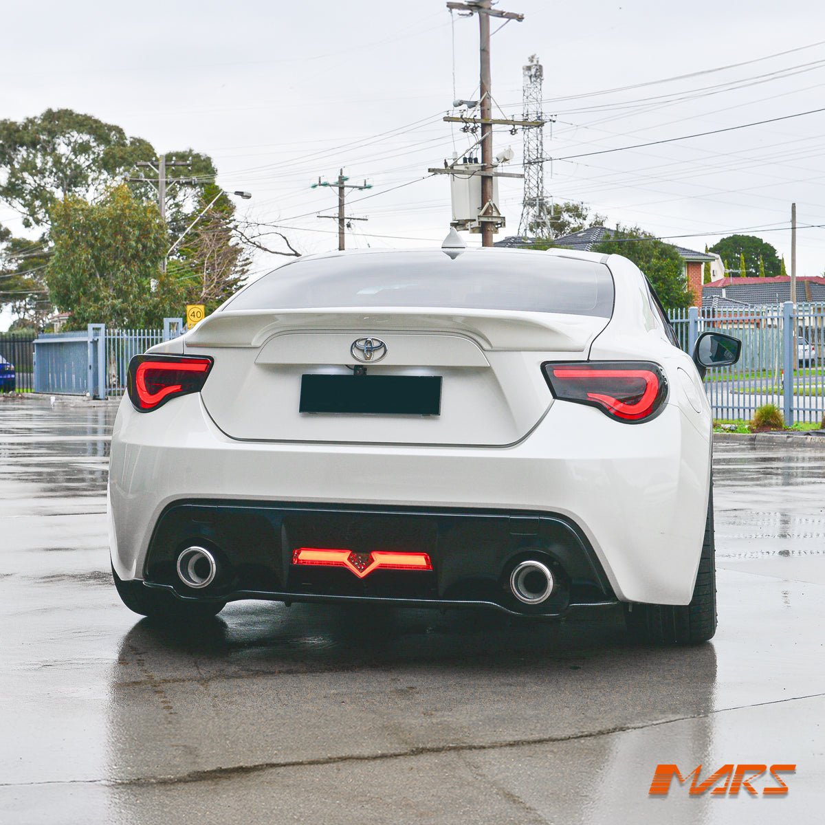 CRYSTAL - EYE Smoked Full LED Reverse Tail lights for Toyota 86 ZN6 GT GTS & Subaru BRZ ZC6 - Mars Performance