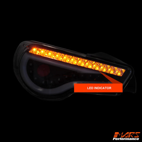 Crystal Full LED Tail lights for Toyota ZN6 86 GT GTS & Subaru BRZ ZC6 2012 - 2021 - Mars Performance