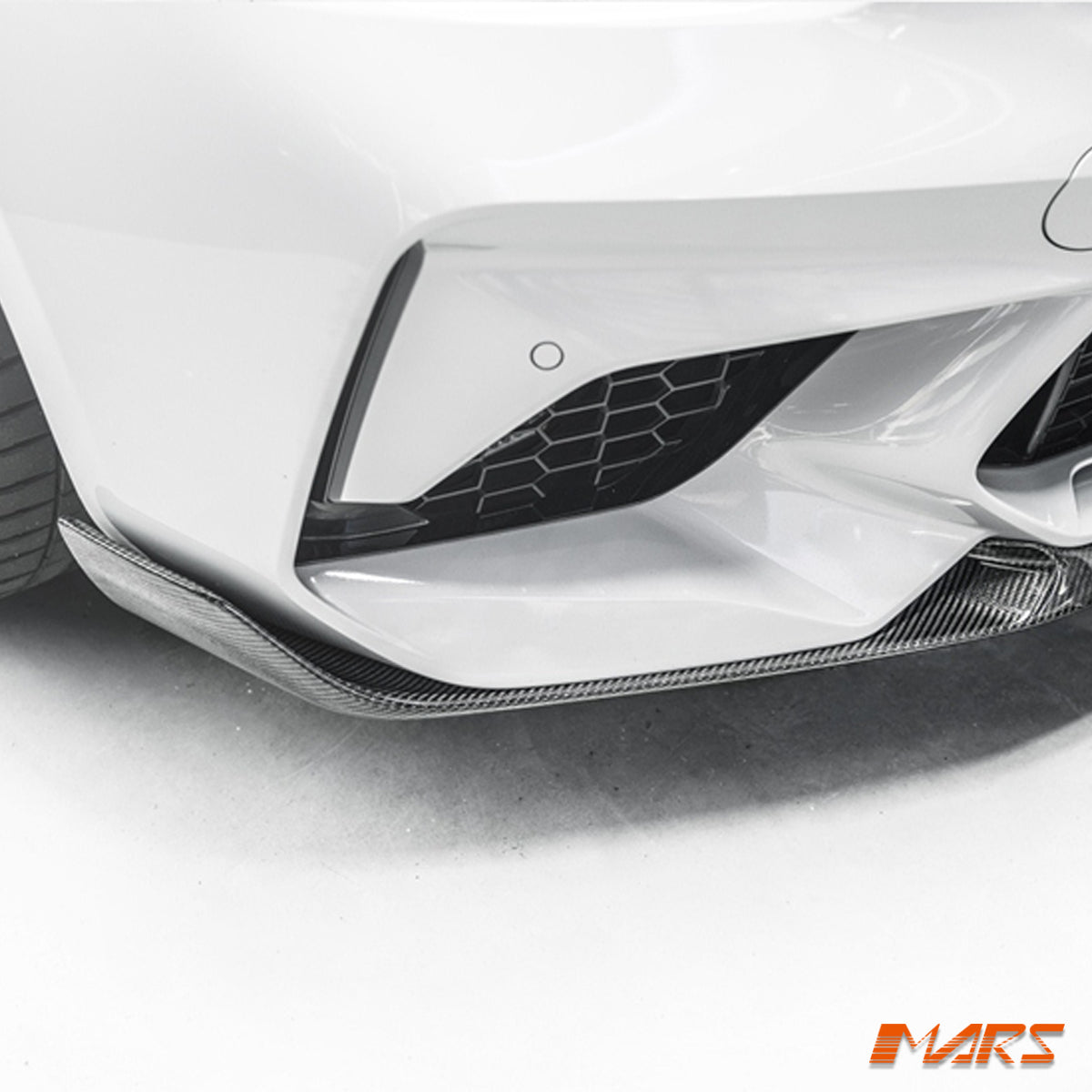CS Style Carbon Fibre Front Bumper Bar lip Spoiler Bodykit for BMW F87 M2 competition 2016 - 2022 - Mars Performance