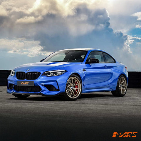 CS Style Carbon Fibre Front Bumper Bar lip Spoiler Bodykit for BMW F87 M2 competition 2016 - 2022 - Mars Performance