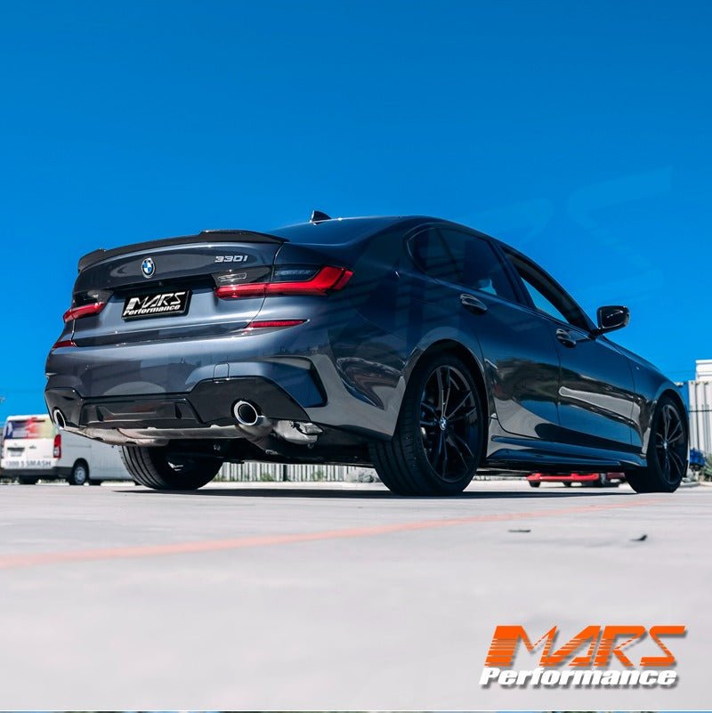 CS Style Carbon Fibre Rear trunk boot lip Spoiler Wing Bodykit for BMW 3 Series G20 & M3 G80 Sedan - Mars Performance