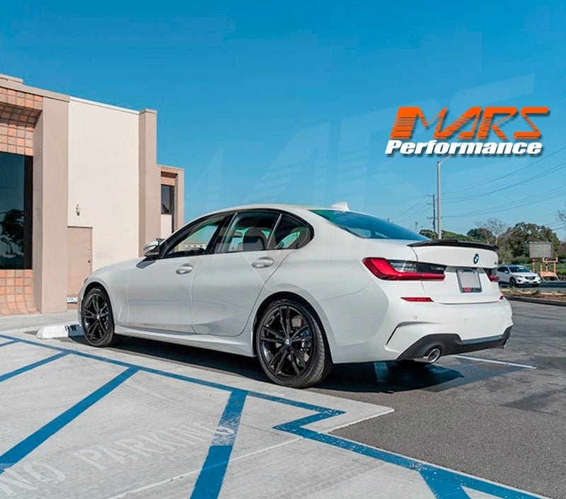 CS Style Carbon Fibre Rear trunk boot lip Spoiler Wing Bodykit for BMW 3 Series G20 & M3 G80 Sedan - Mars Performance