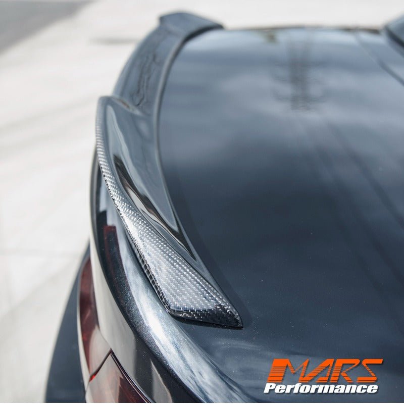 CS Style Carbon Fibre Rear Trunk Lip Spoiler Wing Bodykit for BMW 4 - Series F33 Convertible & F83 M4 - Mars Performance