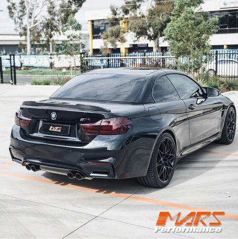 CS Style Carbon Fibre Rear Trunk Lip Spoiler Wing Bodykit for BMW 4 - Series F33 Convertible & F83 M4 - Mars Performance