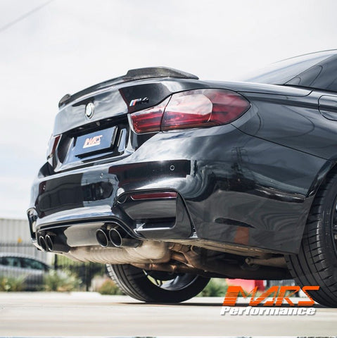 CS Style Carbon Fibre Rear Trunk Lip Spoiler Wing Bodykit for BMW 4 - Series F33 Convertible & F83 M4 - Mars Performance