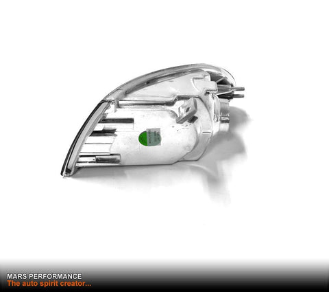 Dark Chrome Corner Indicator Turn Signal Lights for Honda CIVIC EH Sedan 1992 - 1995 - Mars Performance