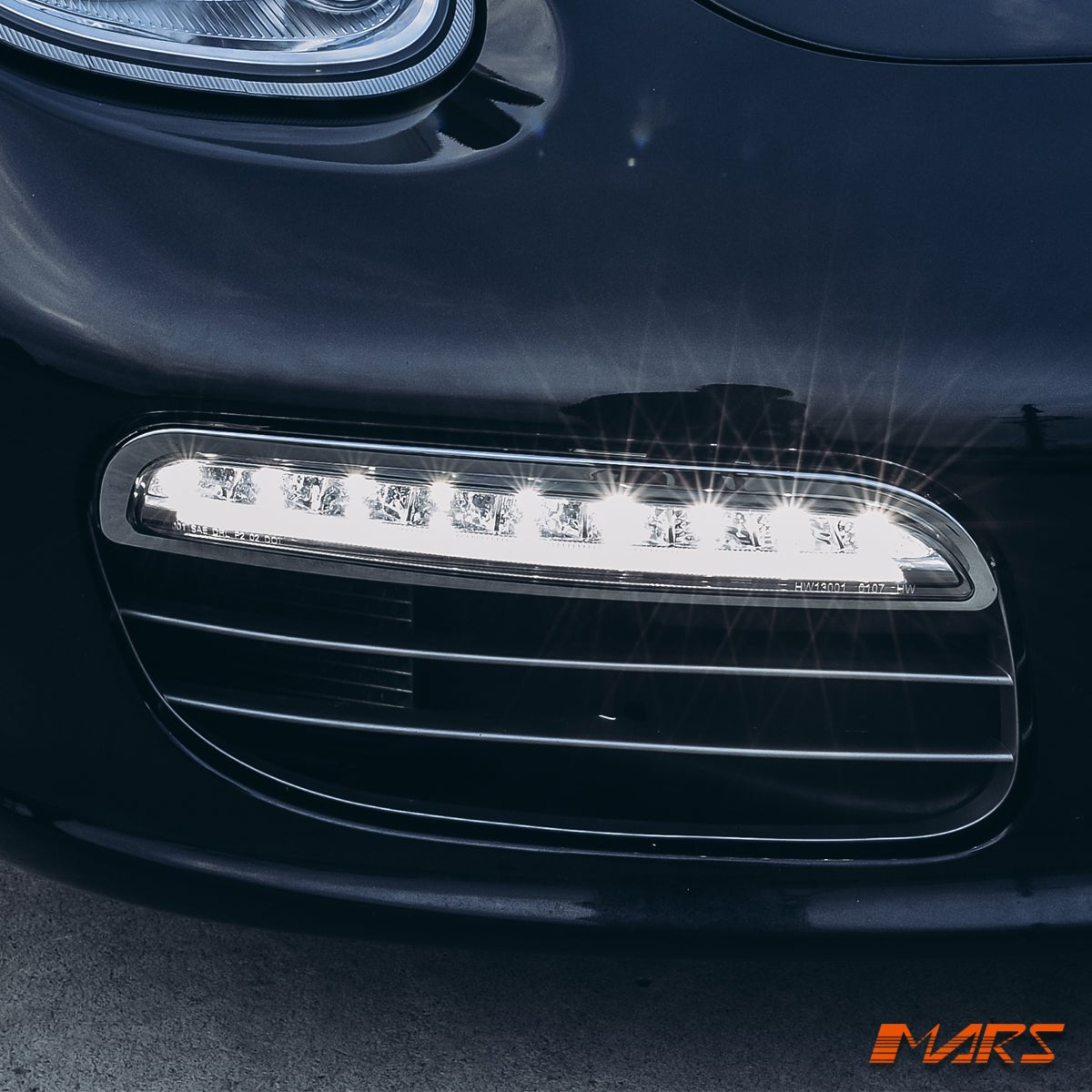 DRL Day - Time Running LED Bumper Bar Fog Lights for Porsche Boxster 987 2005 - 2008 Series 1 - Mars Performance
