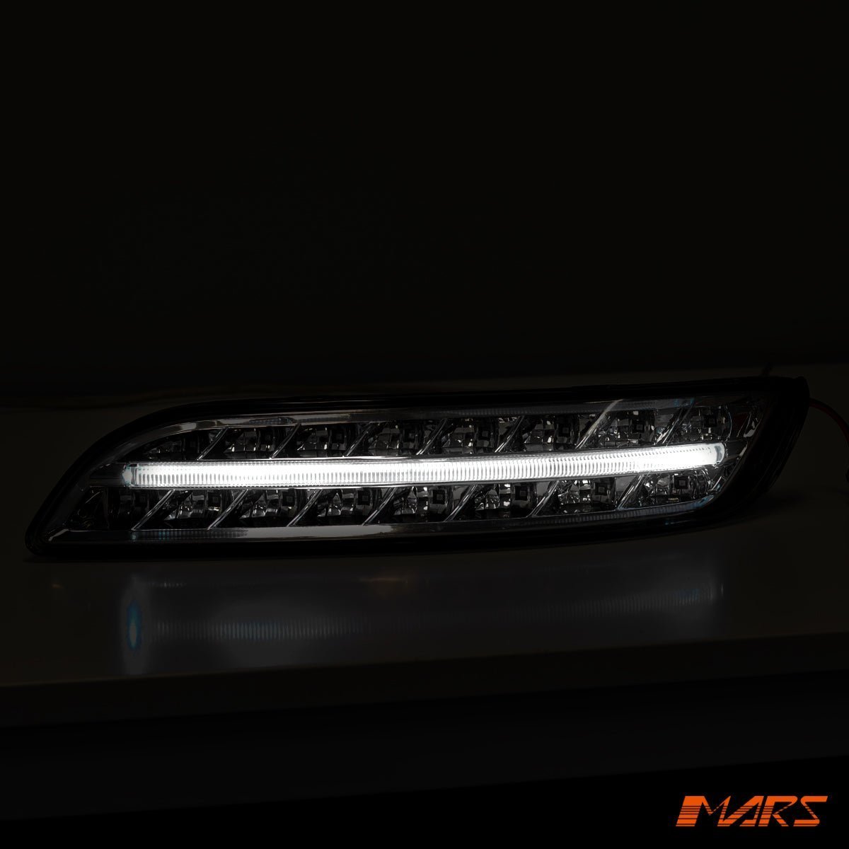 DRL Day - Time Running LED Bumper Bar Fog Lights with Indicators for Porsche Carrera 997 911 2005 - 2008 - Mars Performance