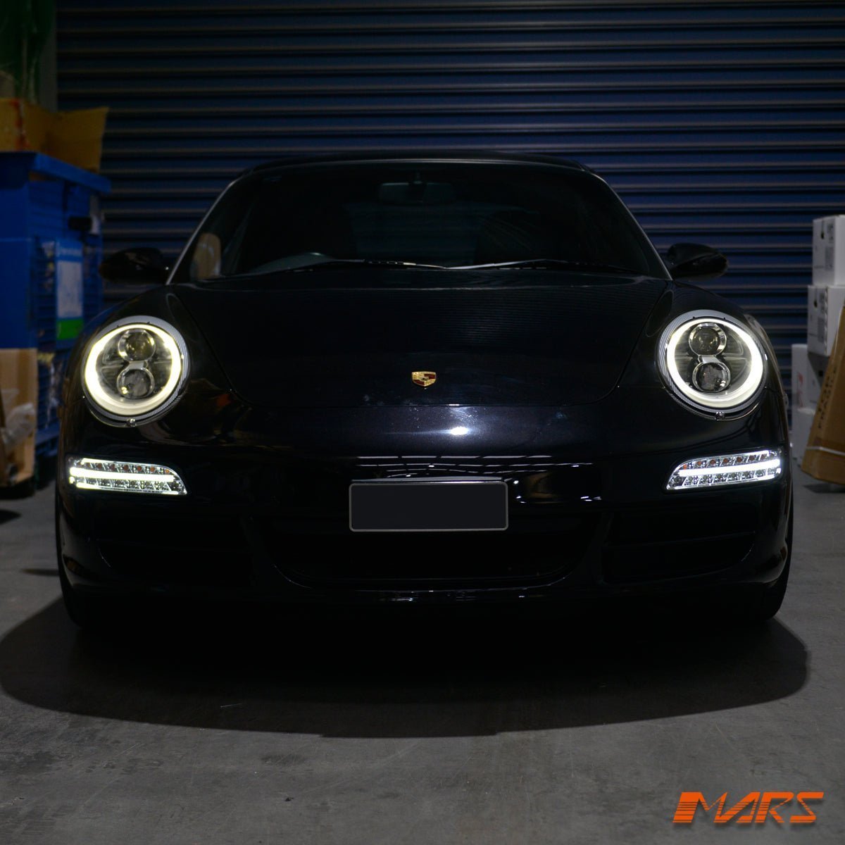 DRL Day - Time Running LED Bumper Bar Fog Lights with Indicators for Porsche Carrera 997 911 2005 - 2008 - Mars Performance