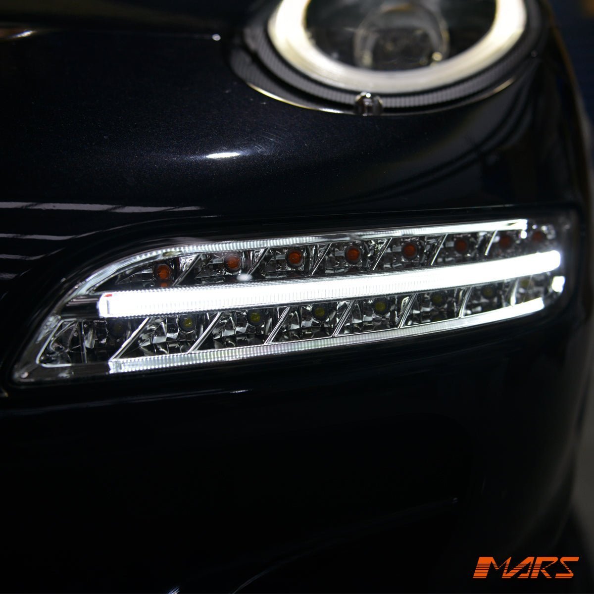 DRL Day - Time Running LED Bumper Bar Fog Lights with Indicators for Porsche Carrera 997 911 2005 - 2008 - Mars Performance