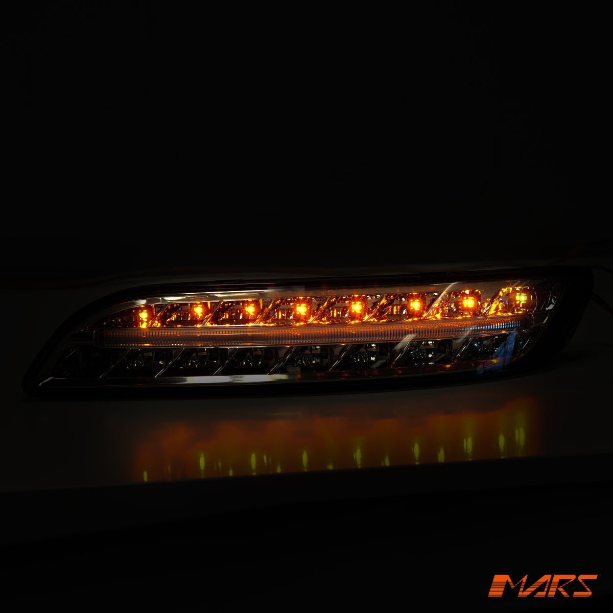 DRL Day - Time Running LED Bumper Bar Fog Lights with Indicators for Porsche Carrera 997 911 2005 - 2008 - Mars Performance