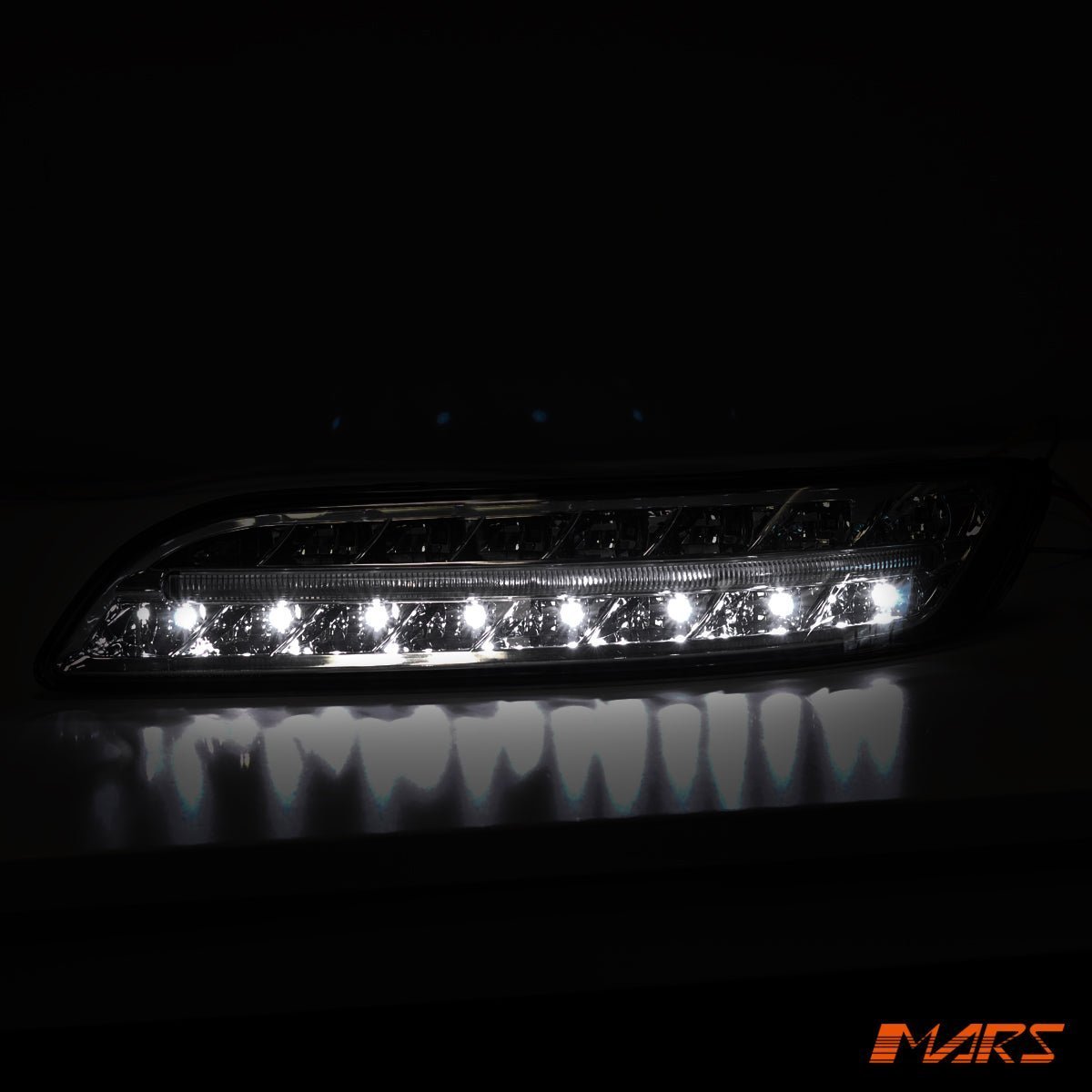 DRL Day - Time Running LED Bumper Bar Fog Lights with Indicators for Porsche Carrera 997 911 2005 - 2008 - Mars Performance