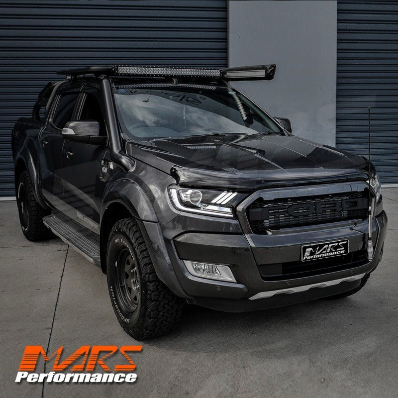 DRL Dual beam Projector HID Xenon Head Lights with LED Sequential Indicator for Ford Ranger PX2 PX3 & Everest 2015 - 2021 - Mars Performance
