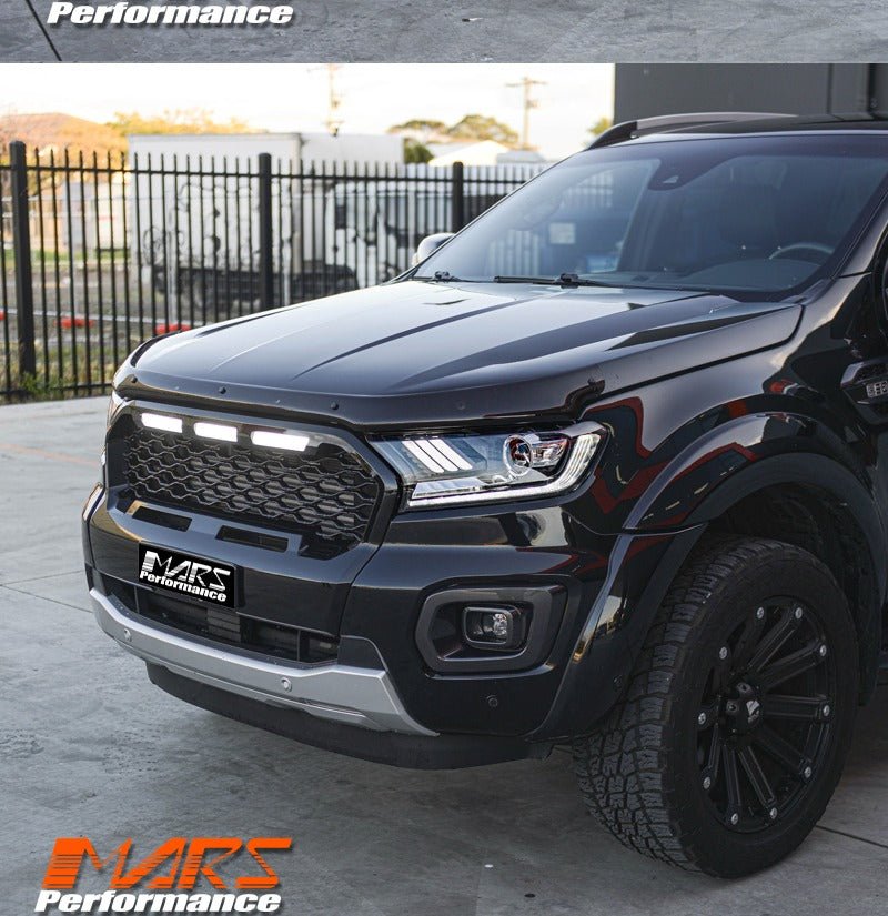 DRL Dual beam Projector HID Xenon Head Lights with LED Sequential Indicator for Ford Ranger PX2 PX3 & Everest 2015 - 2021 - Mars Performance