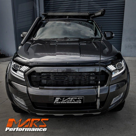 DRL Dual beam Projector HID Xenon Head Lights with LED Sequential Indicator for Ford Ranger PX2 PX3 & Everest 2015 - 2021 - Mars Performance
