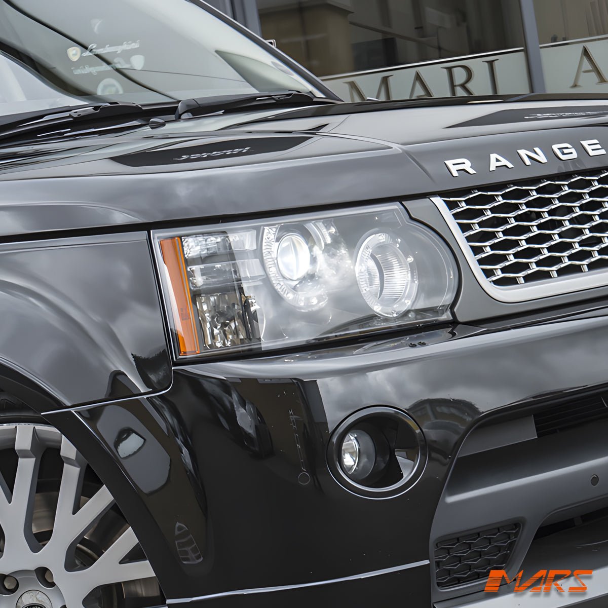 DRL head lights with Xenon HID for Land Rover Range Rover Sport L320 2010 - 2013 - Mars Performance