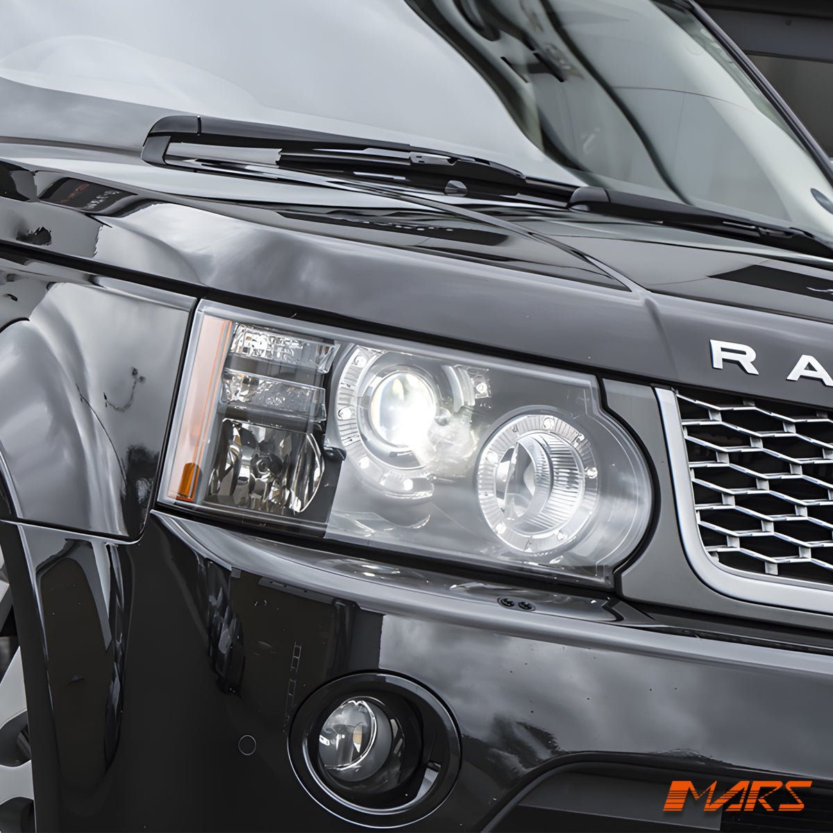 DRL head lights with Xenon HID for Land Rover Range Rover Sport L320 2010 - 2013 - Mars Performance