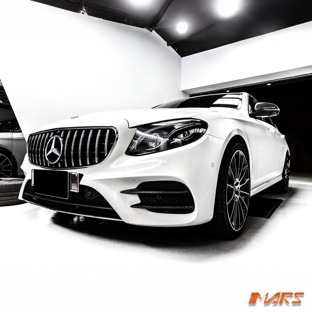 E63 Panamericana Style Front Bumper Bar Grille Grill Bodykit for Mercedes - Benz E - Class C238 W213 S213 & E43 E53 AMG 2016 - 2020 Pre Update - Mars Performance