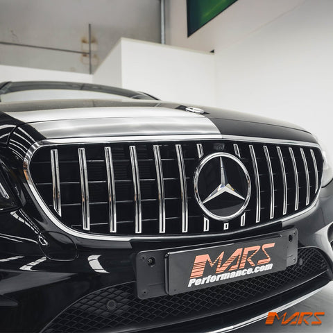 E63 Panamericana Style Front Bumper Bar Grille Grill Bodykit for Mercedes - Benz E - Class C238 W213 S213 & E43 E53 AMG 2016 - 2020 Pre Update - Mars Performance