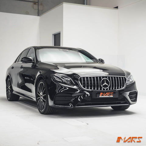 E63 Panamericana Style Front Bumper Bar Grille Grill Bodykit for Mercedes - Benz E - Class C238 W213 S213 & E43 E53 AMG 2016 - 2020 Pre Update - Mars Performance