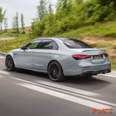 E63 - S AMG Style Carbon Fibre Rear Trunk Lip Spoiler Bodykit for Mecedes Benz E - Class W213 Sedan & E43 E55 E63 2016 - 2023 - Mars Performance