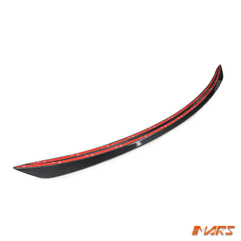 E63 - S AMG Style Carbon Fibre Rear Trunk Lip Spoiler Bodykit for Mecedes Benz E - Class W213 Sedan & E43 E55 E63 2016 - 2023 - Mars Performance