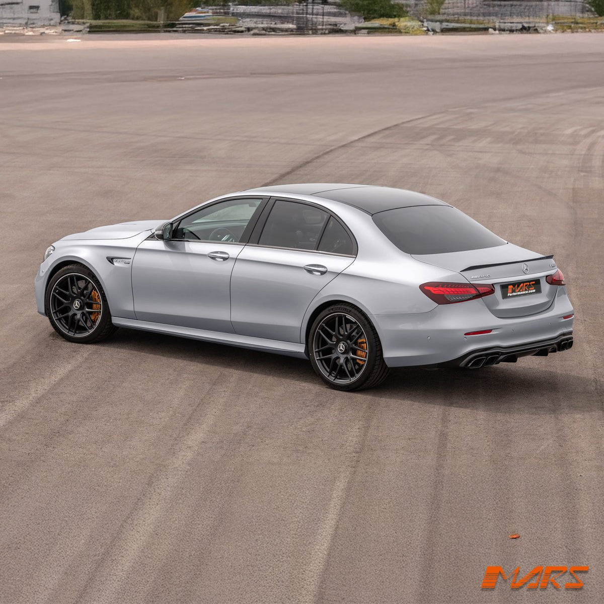 E63 - S AMG Style Carbon Fibre Rear Trunk Lip Spoiler Bodykit for Mecedes Benz E - Class W213 Sedan & E43 E55 E63 2016 - 2023 - Mars Performance