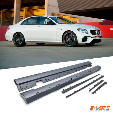 E63 - S Style Side Skirts Bodykit for Mercedes - Benz E - Class W213 4 doors Sedan & E43 E53 AMG 2016 - 2023 - Mars Performance