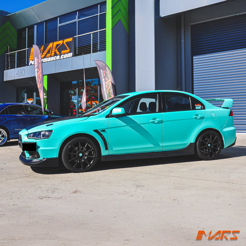 Evolution Style Lower Side Skirts Bodykit For Mitsubishi CJ CF Lancer Sedan 2007 - 2019 - Mars Performance