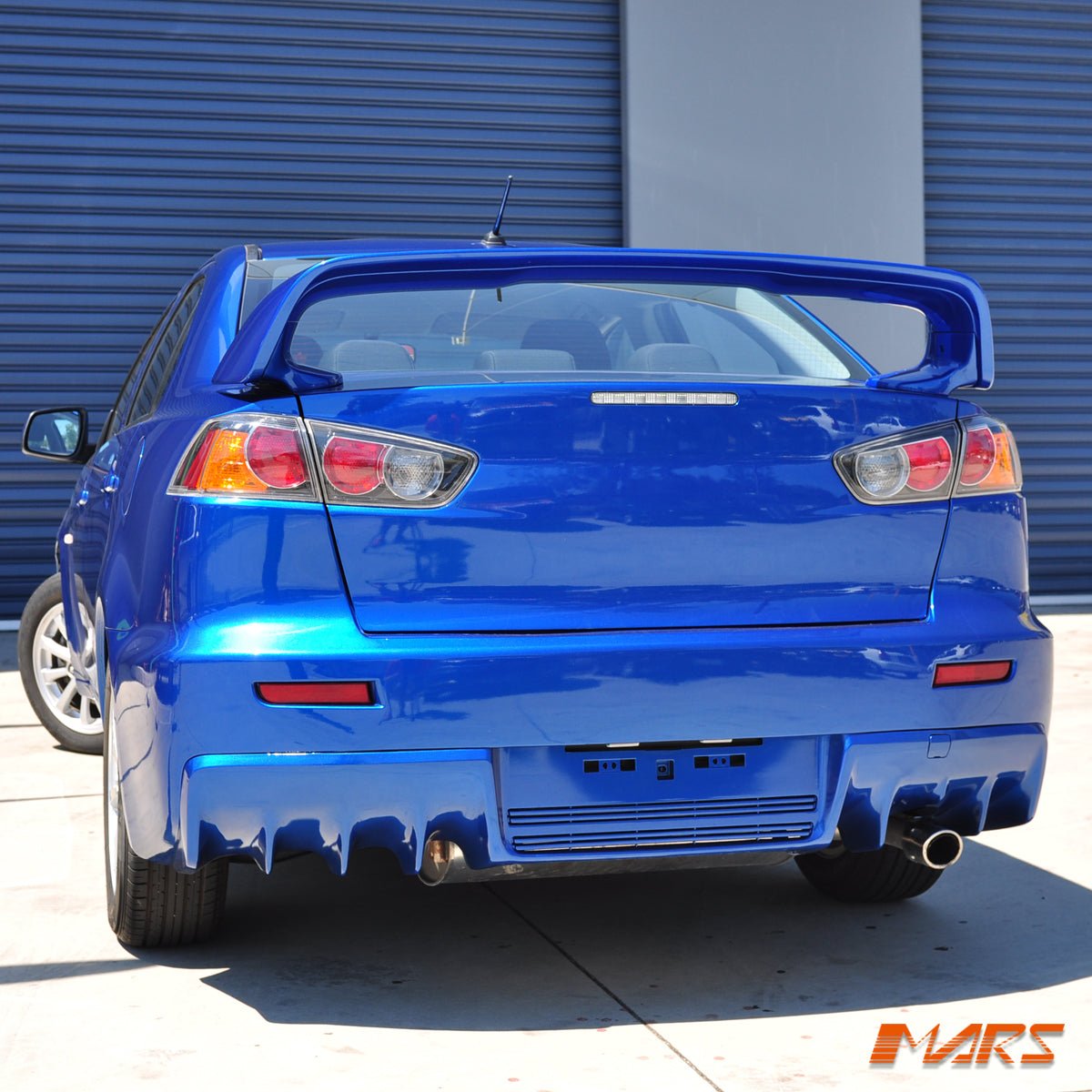 Evolution Style Rear Bumper Bar Bodykit for Mitsubishi CJ CF lancer Sedan 2007 - 2018 With Single Exhaust outlet - Mars Performance