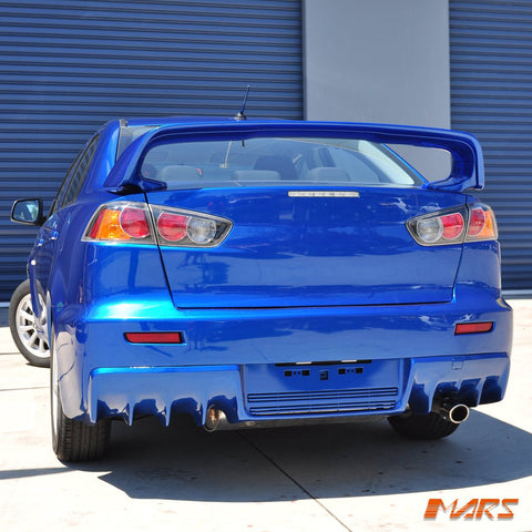 Evolution Style Rear Bumper Bar Bodykit for Mitsubishi CJ CF lancer Sedan 2007 - 2018 With Single Exhaust outlet - Mars Performance