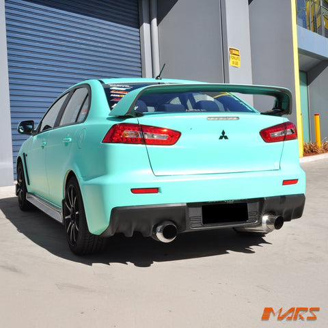 Evolution Style Rear Bumper Bar Bodykit for Mitsubishi CJ CF lancer Sedan 2007 - 2018 With Twin Exhaust outlet - Mars Performance