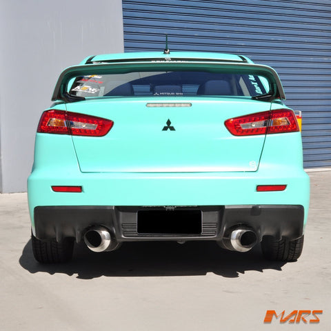 Evolution Style Rear Bumper Bar Bodykit for Mitsubishi CJ CF lancer Sedan 2007 - 2018 With Twin Exhaust outlet - Mars Performance