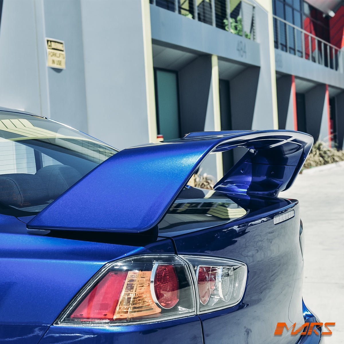 Evolution X Style ABS Plastic Rear Trunk Wing Spoiler for Mitsubishi Lancer Sedan 2007 - 2019 CJ CF - Mars Performance