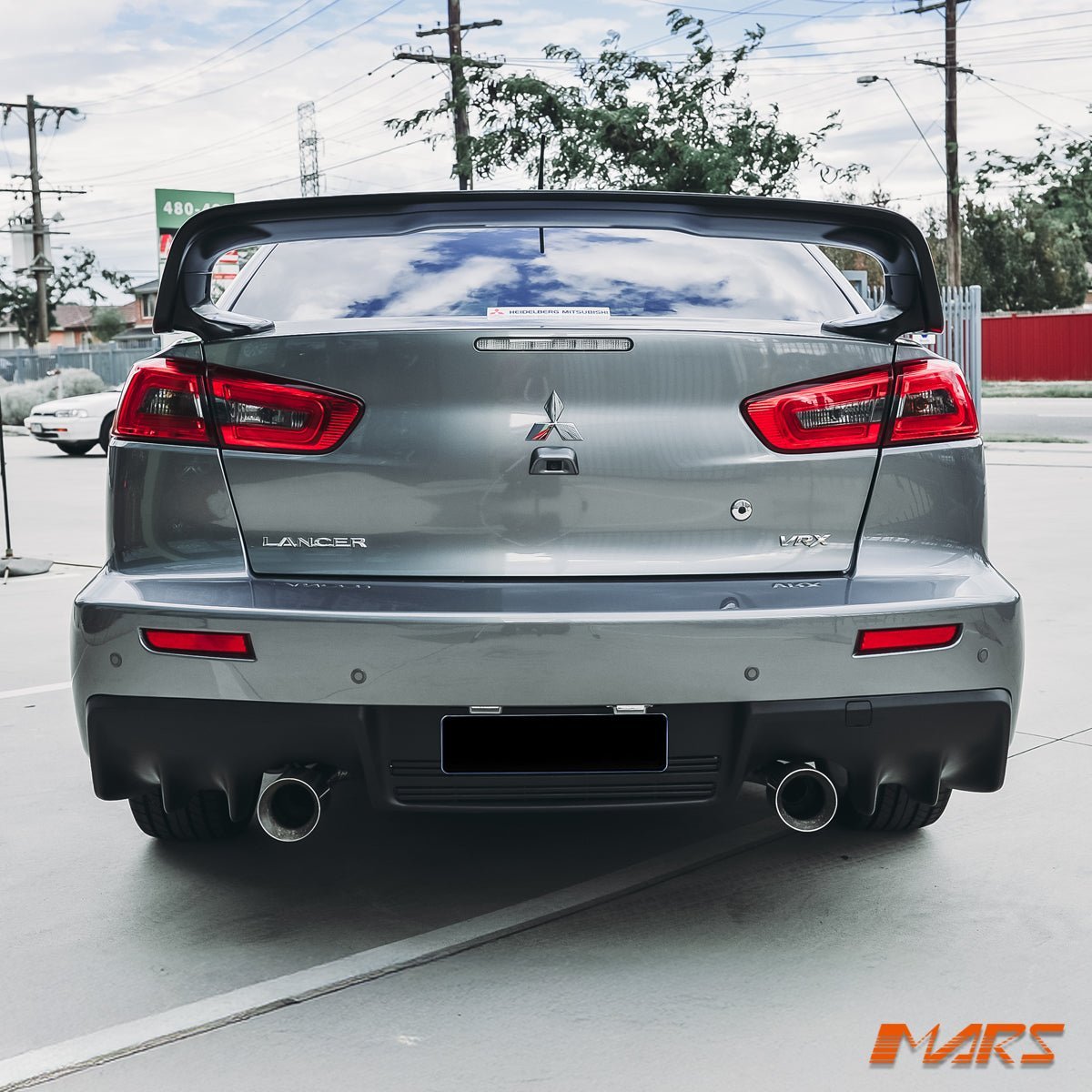 Evolution X Style ABS Plastic Rear Trunk Wing Spoiler for Mitsubishi Lancer Sedan 2007 - 2019 CJ CF - Mars Performance