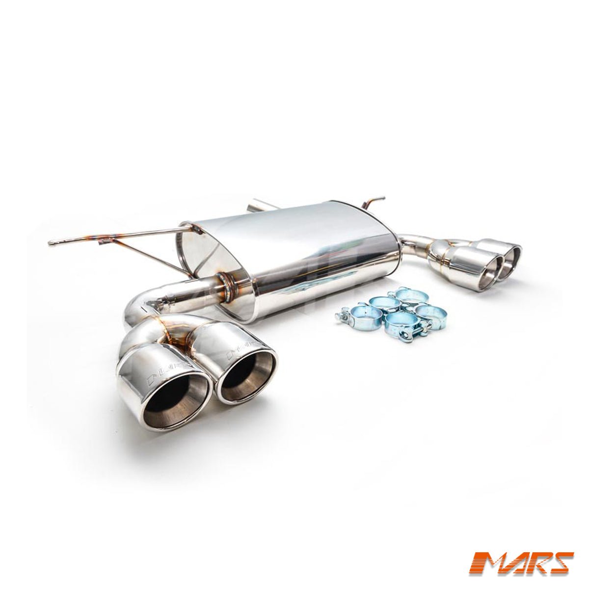 F80 M3 F82 M4 Style Twin Outlet Muffler Exhaust for BMW 3 - Series F30 F31 & 4 - Series F32 F33 F36 - Mars Performance