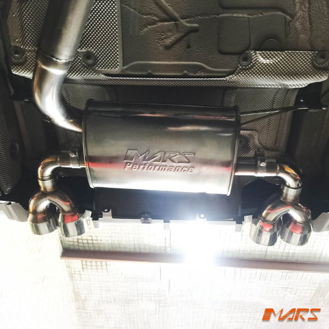 F80 M3 F82 M4 Style Twin Outlet Muffler Exhaust for BMW 3 - Series F30 F31 & 4 - Series F32 F33 F36 - Mars Performance