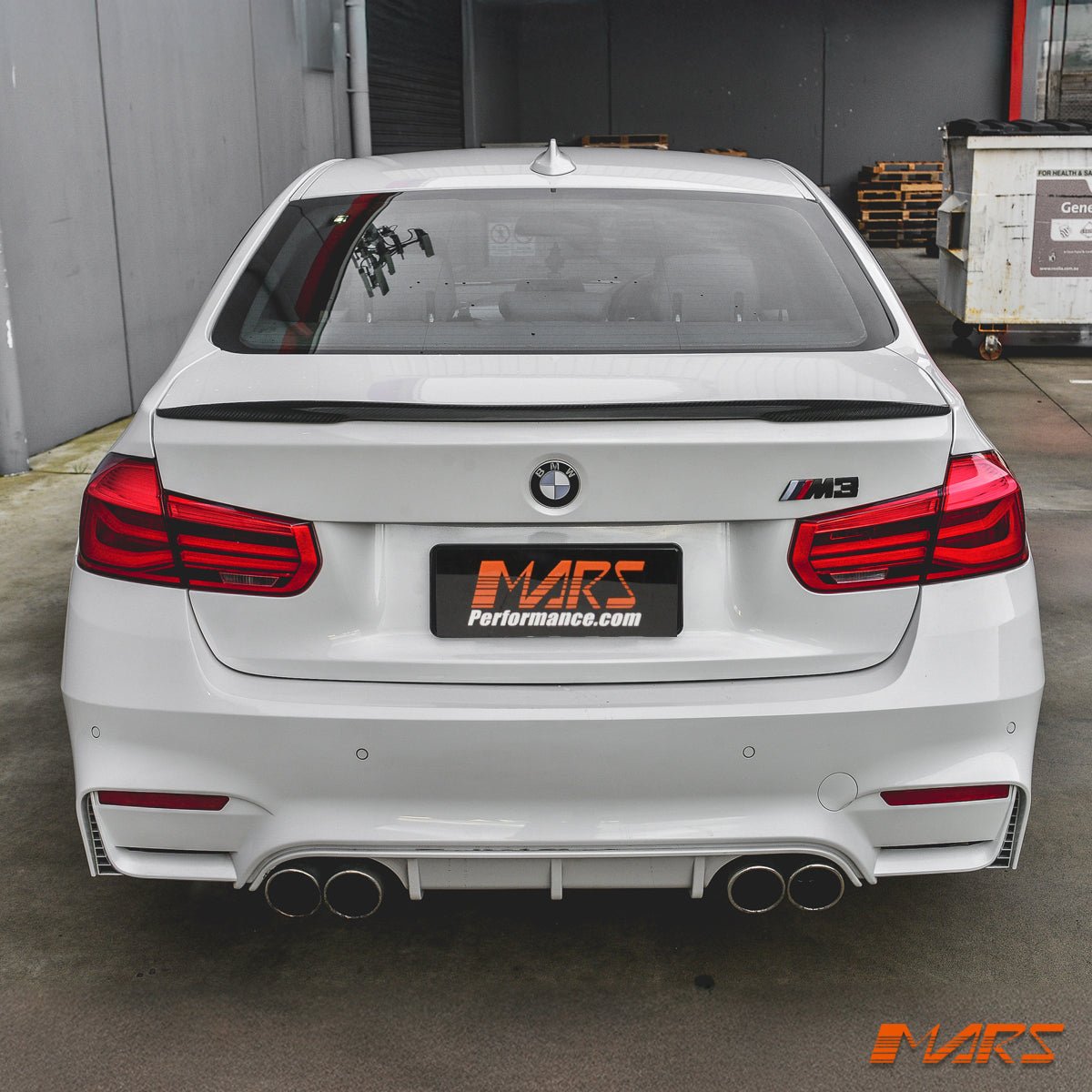 F80 M3 Style Rear Bumper Bar Bodykit for BMW 3 - Series F30 4 doors Sedan 2012 - 2018 - Mars Performance