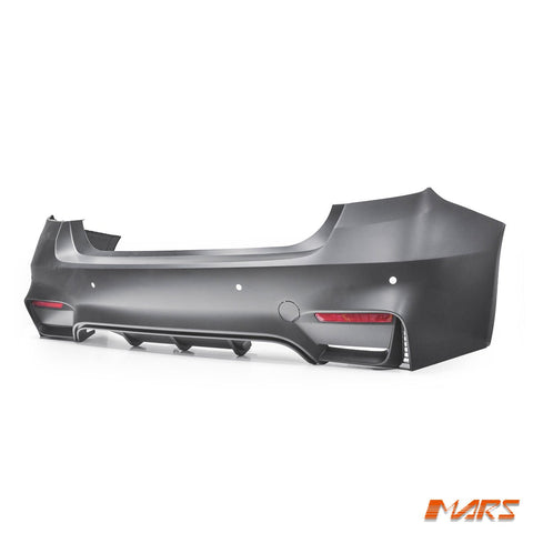 F80 M3 Style Rear Bumper Bar Bodykit for BMW 3 - Series F30 4 doors Sedan 2012 - 2018 - Mars Performance