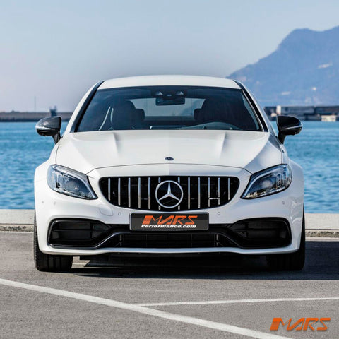 Facelift front bumper bar lower Mesh Grill Ducts Vent bodykit for Mercedes Benz AMG C63 & C63 - S W205 C205 S205 A205 2015 - 2023 - Mars Performance