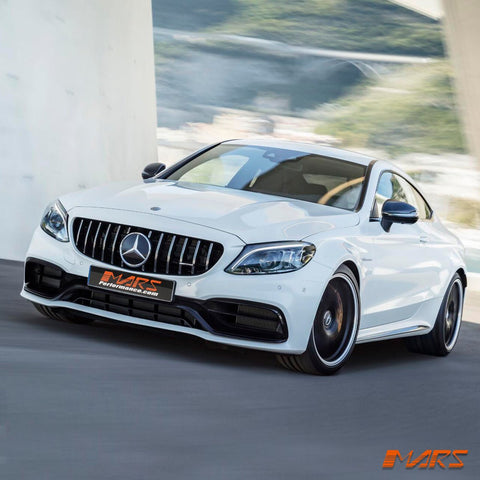 Facelift front bumper bar lower Mesh Grill Ducts Vent bodykit for Mercedes Benz AMG C63 & C63 - S W205 C205 S205 A205 2015 - 2023 - Mars Performance