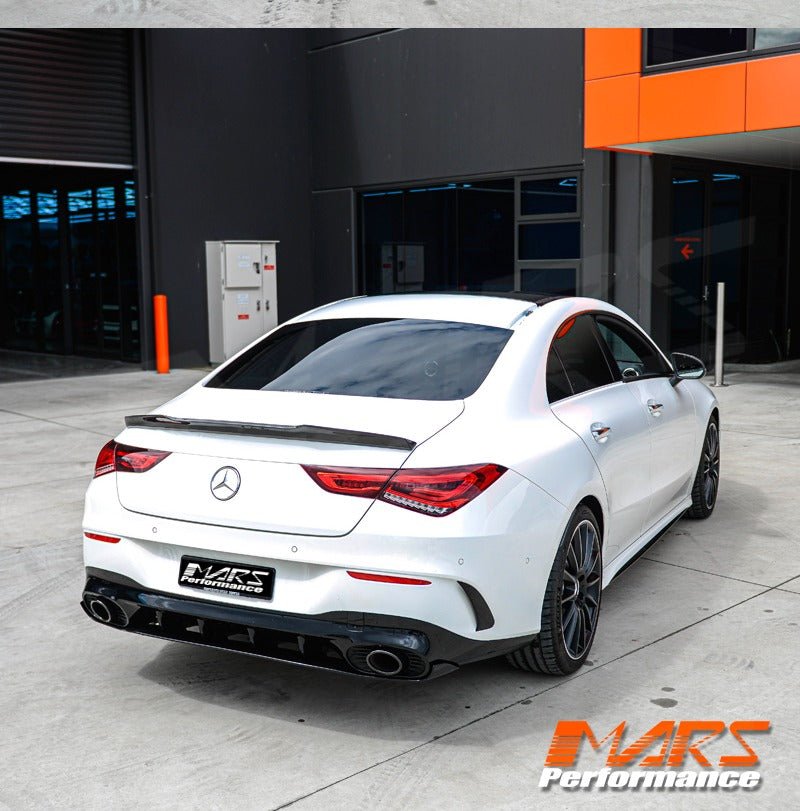 FD Carbon Fibre Rear Trunk Lip Spoiler for Mercedes Benz CLA - Class C118 W118 & CLA35 CLA45 AMG - Mars Performance