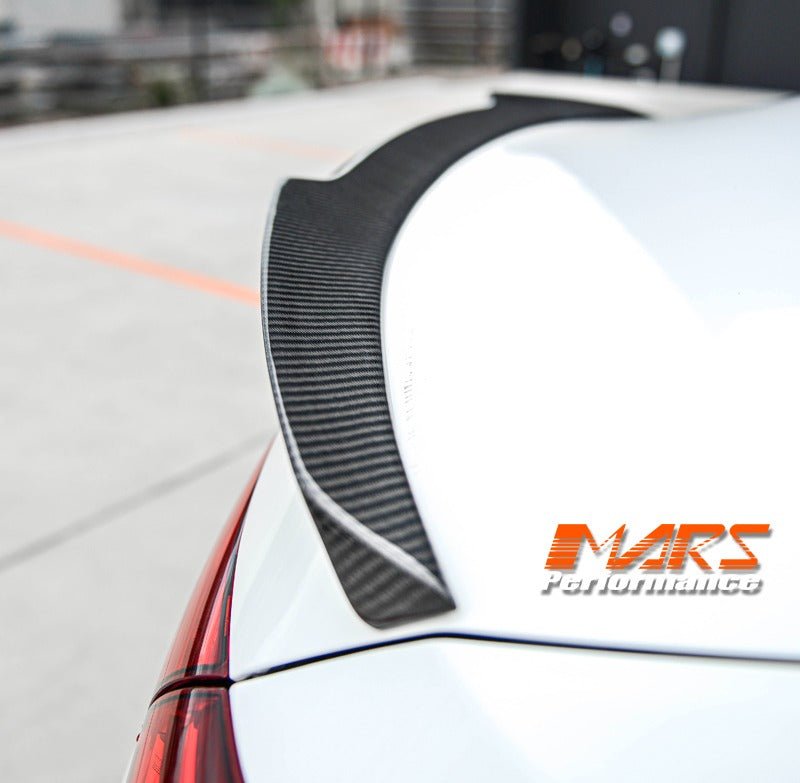 FD Carbon Fibre Rear Trunk Lip Spoiler for Mercedes Benz CLA - Class C118 W118 & CLA35 CLA45 AMG - Mars Performance