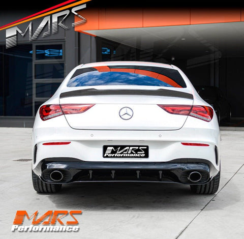 FD Carbon Fibre Rear Trunk Lip Spoiler for Mercedes Benz CLA - Class C118 W118 & CLA35 CLA45 AMG - Mars Performance
