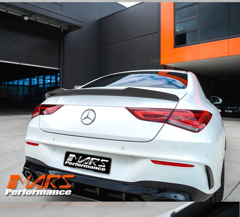 FD Carbon Fibre Rear Trunk Lip Spoiler for Mercedes Benz CLA - Class C118 W118 & CLA35 CLA45 AMG - Mars Performance