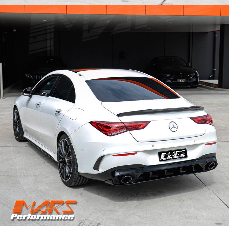 FD Carbon Fibre Rear Trunk Lip Spoiler for Mercedes Benz CLA - Class C118 W118 & CLA35 CLA45 AMG - Mars Performance