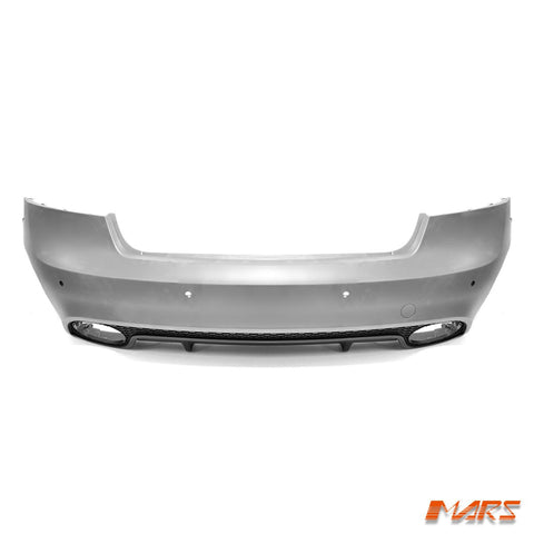 (Fit 4 doors Sedan model) RS5 Style Rear Bumper Bar Bodykit & Diffuser with exhaust Tips for AUDI A5 8T 2008 - 2016 - Mars Performance